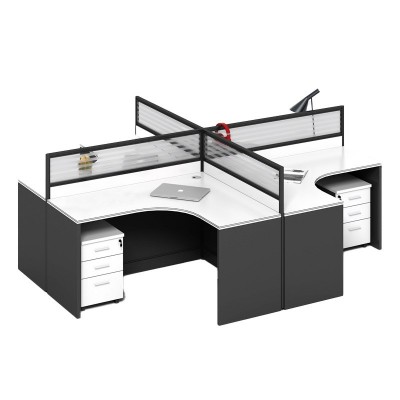 十字型四人位 黑白色